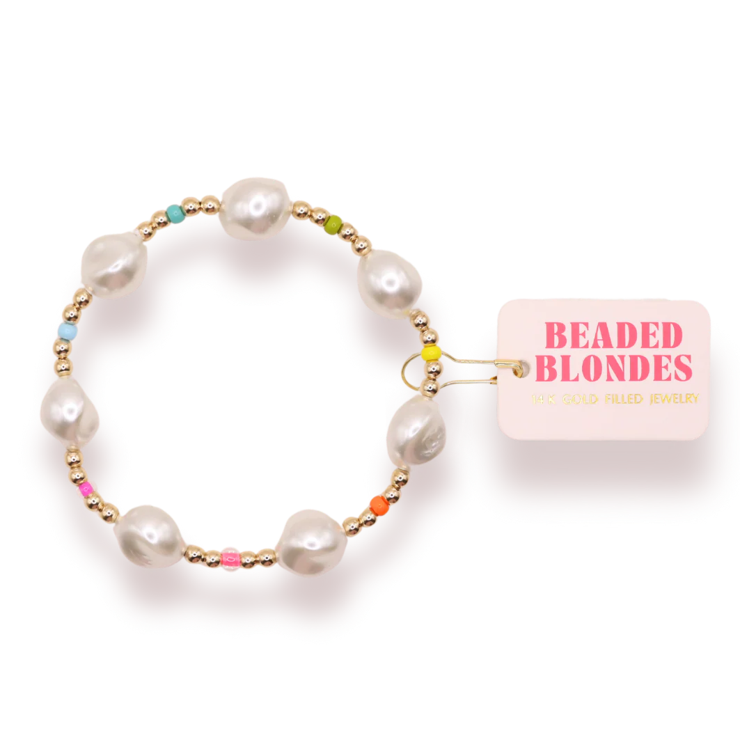 Beaded Blondes Rainbow Sadie Bracelet