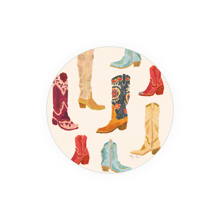 Cowgirl Boots Coaster