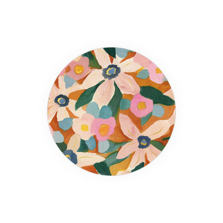 Pinwheel Floral Coaster