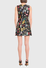 Load image into Gallery viewer, Amanda Uprichard Benedict Dress | Black Treasure Print