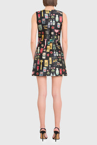 Amanda Uprichard Benedict Dress | Black Treasure Print