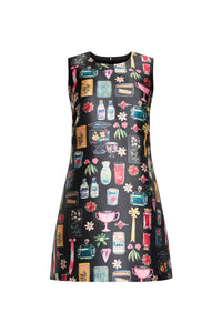 Amanda Uprichard Benedict Dress | Black Treasure Print