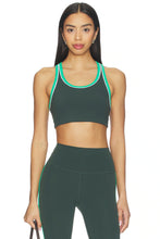 Load image into Gallery viewer, Splits59 Robbie Airweight Bra | Military/Spearmint