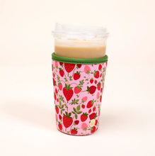 Load image into Gallery viewer, Sip Savvy Drink Sleeve Large - Strawberry Fields