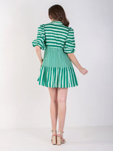 Load image into Gallery viewer, Emily McCarthy Sadie Dress | Mist Green Stripe