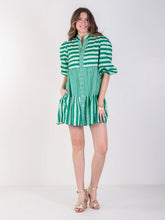 Load image into Gallery viewer, Emily McCarthy Sadie Dress | Mist Green Stripe