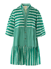 Load image into Gallery viewer, Emily McCarthy Sadie Dress | Mist Green Stripe