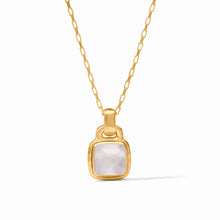 Load image into Gallery viewer, Julie Vos Sahara Solitaire Necklace | Iridescent Clear Crystal