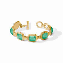 Load image into Gallery viewer, Julie Vos Sahara Stone Bracelet | Iridescent Emerald Green
