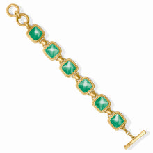 Load image into Gallery viewer, Julie Vos Sahara Stone Bracelet | Iridescent Emerald Green