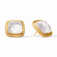 Load image into Gallery viewer, Julie Vos Sahara Stone Stud | Iridescent Clear Crystal