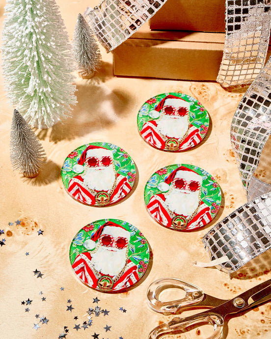 Tart by Taylor Swanky Santa Coaster