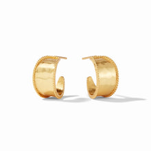 Load image into Gallery viewer, Julie Vos Gold Savoy Hoop | Extra Small