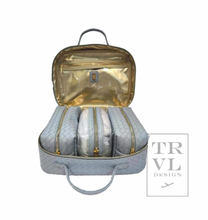 Load image into Gallery viewer, Luxe TRVL Case | Woven Bleu