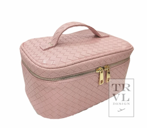 Luxe Pink Sand Train Case