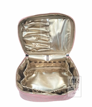 Load image into Gallery viewer, Luxe Pink Sand Train Case