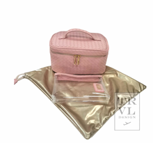 Load image into Gallery viewer, Luxe Pink Sand Train Case