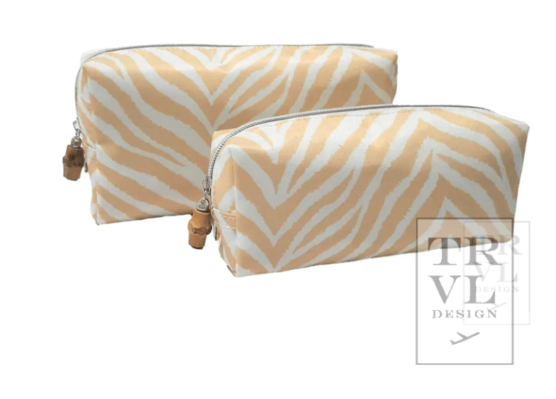 TRVL Sand Stripe Duo Bags