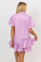 Load image into Gallery viewer, Karlie Lovely Lilac Poplin Dress