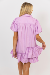 Karlie Lovely Lilac Poplin Dress