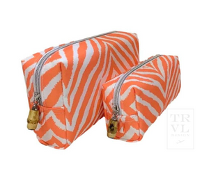 TRVL Melon Stripe Duo Bags