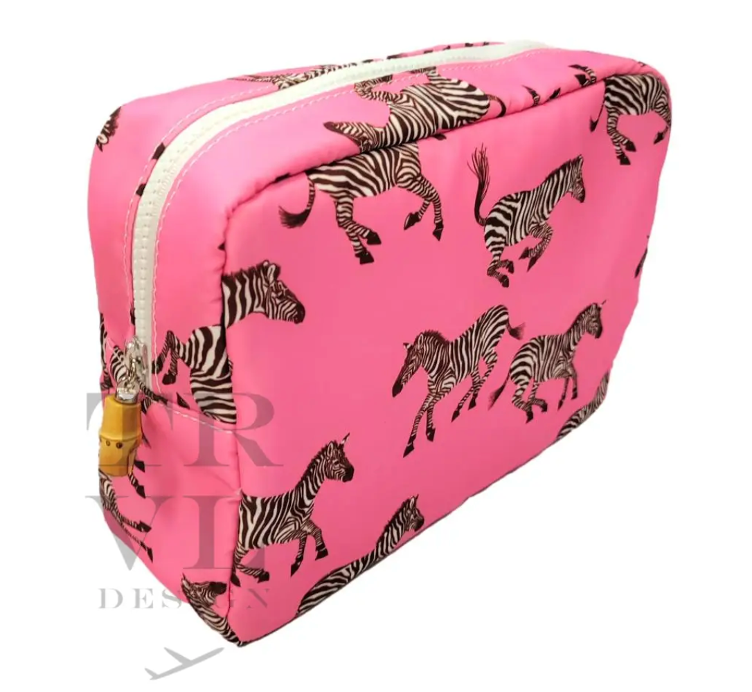 Big Glam Bag - Zebra Pink