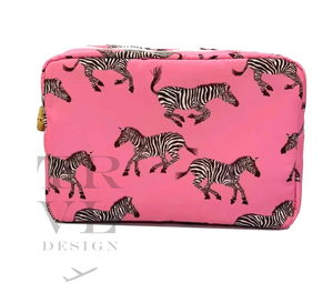 Big Glam Bag - Zebra Pink