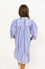 Load image into Gallery viewer, Karlie Fall Stripe Dress