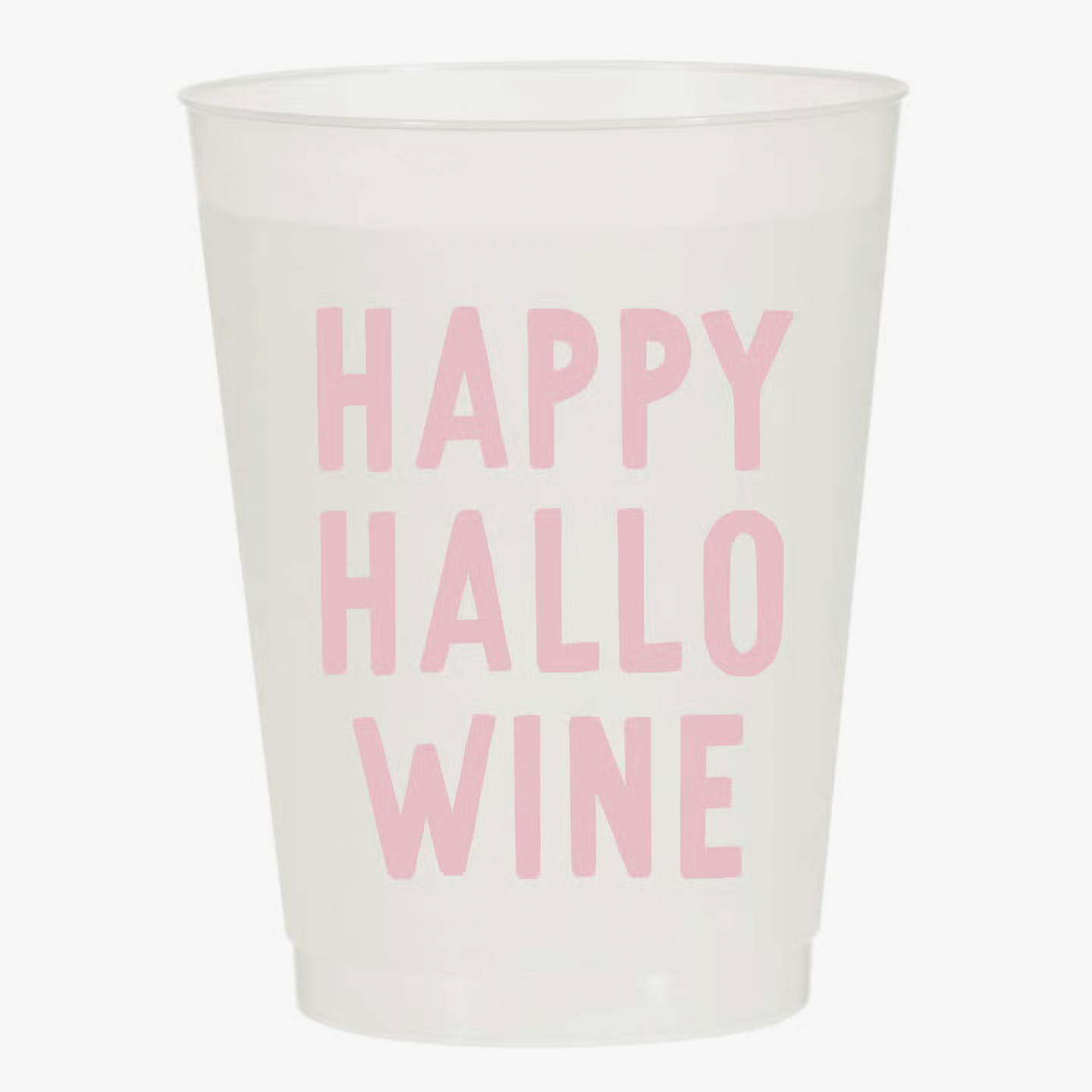Happy Hallo Wine Frosted Cups