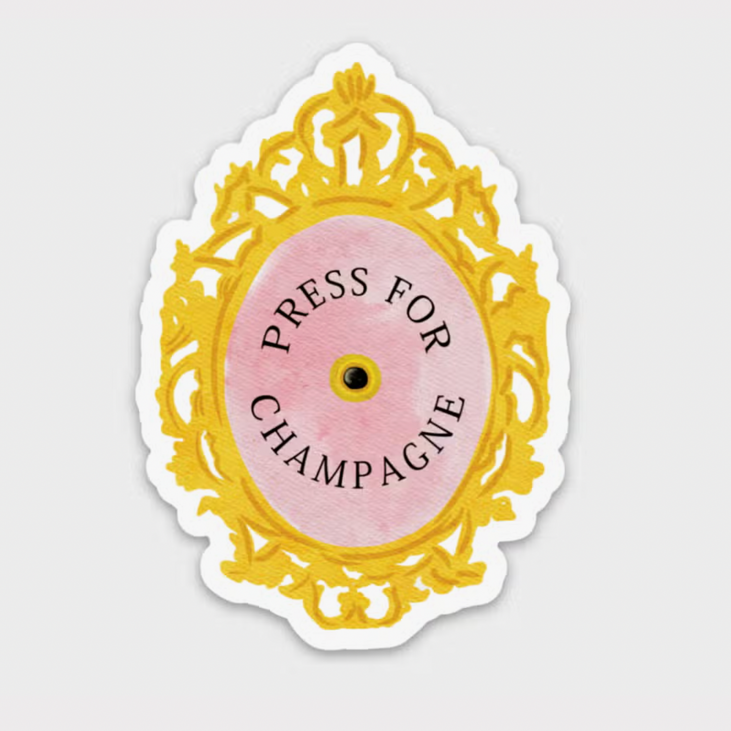 Press For Champagne Magnet