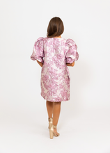 Load image into Gallery viewer, Karlie Floral Jacquard Mini Dress