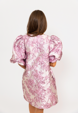 Load image into Gallery viewer, Karlie Floral Jacquard Mini Dress