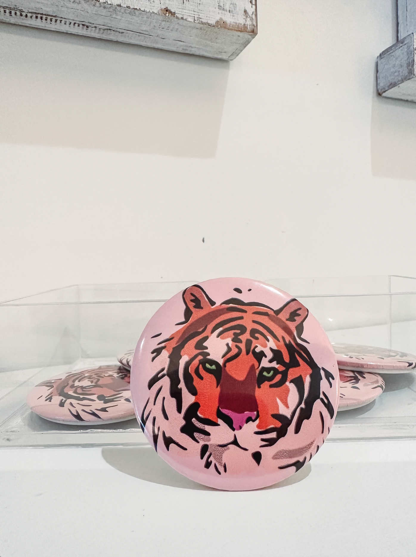 Pink Tiger Gameday Button