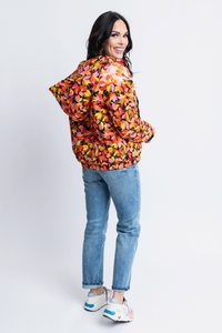 Karlie Floral Puffer Jacket