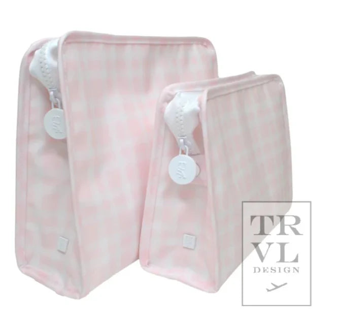 TRVL Large Roadie | Pimlico Plaid Pink