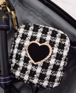 Black Plaid Mini | Black Heart