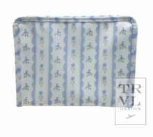 Load image into Gallery viewer, TRVL Medium Roadie | Ribbon Floral Blue