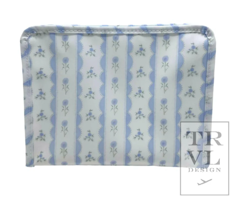 TRVL Medium Roadie | Ribbon Floral Blue