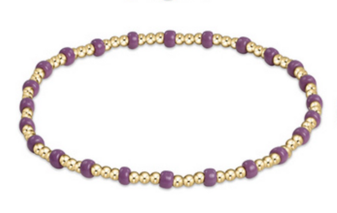 enewton Gameday Hope Gold Sincerity Bracelet | Purple