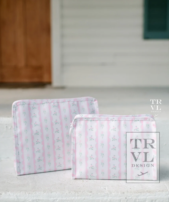 TRVL Large Roadie | Ribbon Floral Pink