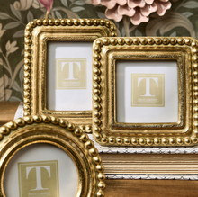 Load image into Gallery viewer, Beaded Texture Gold Photo Frames