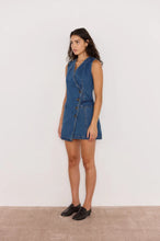 Load image into Gallery viewer, Mink Pink Nora Denim Wrap Mini Dress