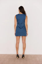 Load image into Gallery viewer, Mink Pink Nora Denim Wrap Mini Dress