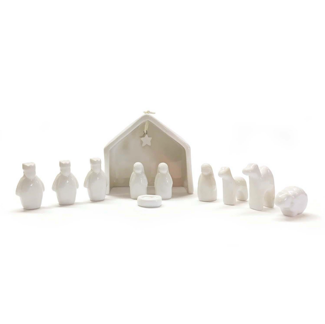 Miniature Nativity 11PC Set
