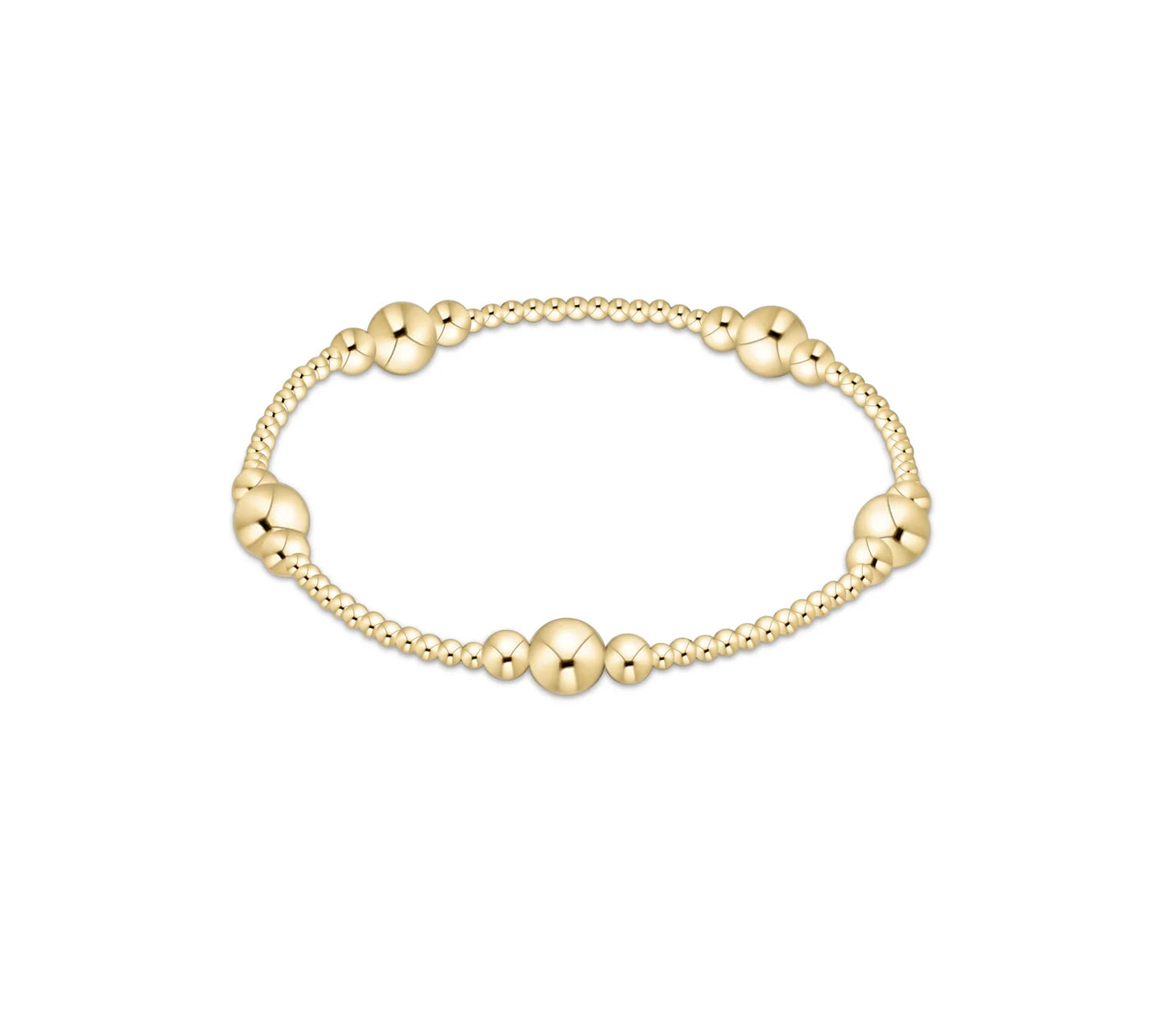 enewton Purpose Gold 6mm Bead Bracelet