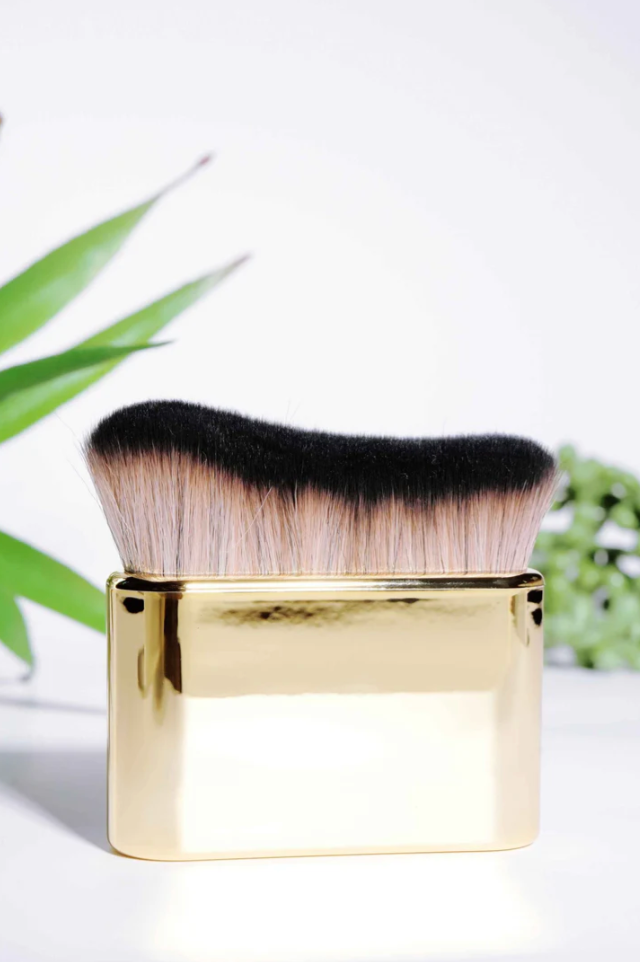 Thomas Blonde Gold Kabuki Face Tanning Brush