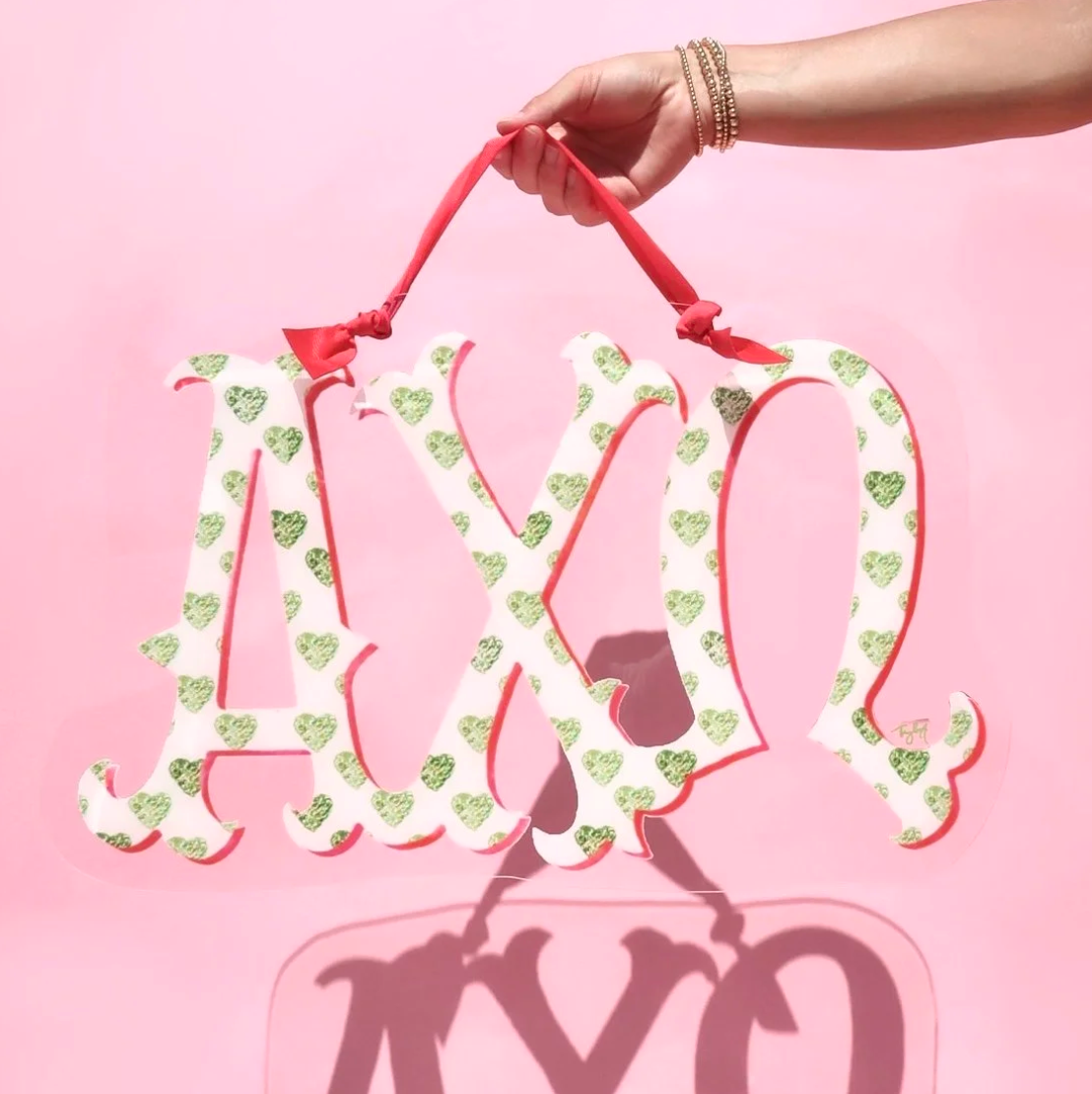 Sorority Acrylic Door Hanger