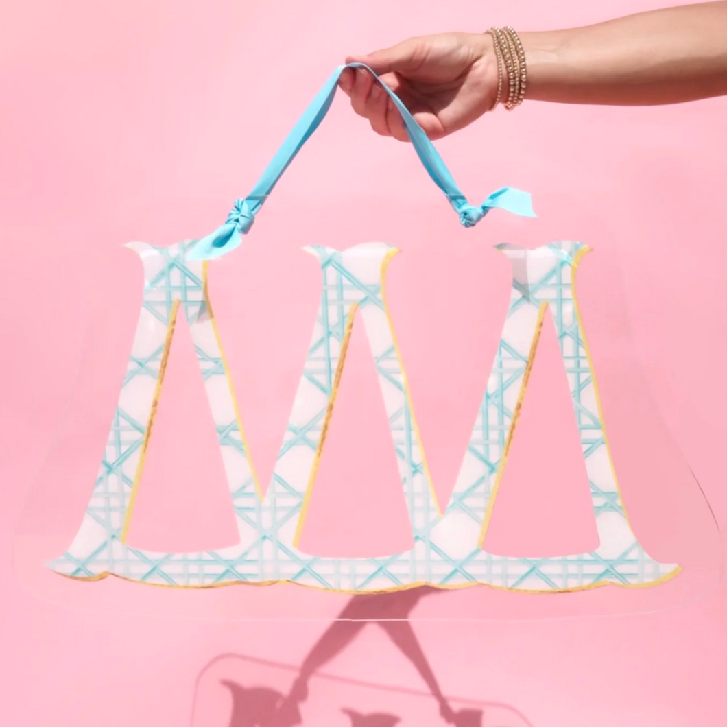 Sorority Acrylic Door Hanger