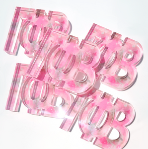 Acrylic Sorority Letter Block