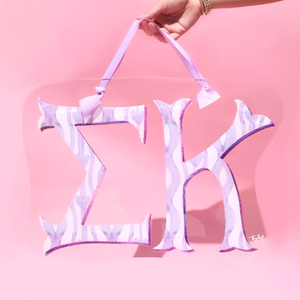 Sorority Acrylic Door Hanger